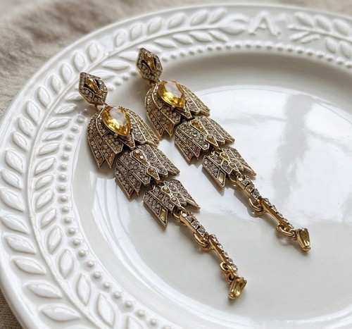 Orecchini meduse art deco oro